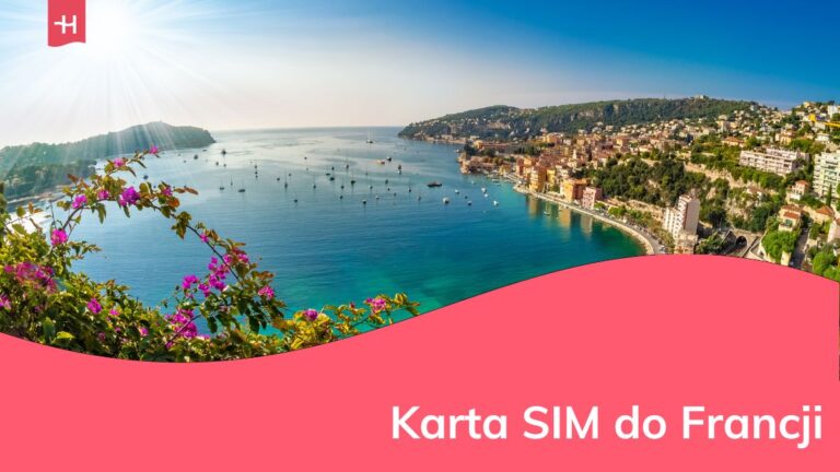 Panoramiczny krajobraz wybrzeza Nicei