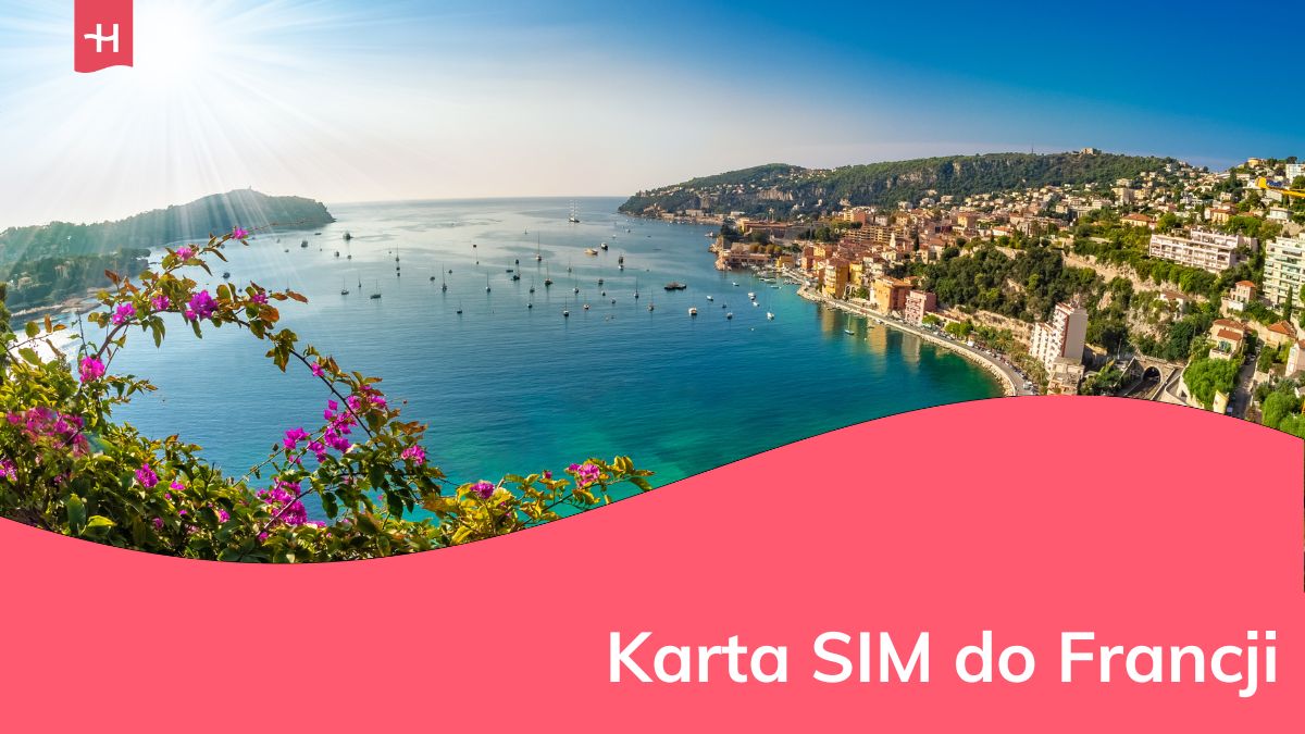 Panoramiczny krajobraz wybrzeza Nicei