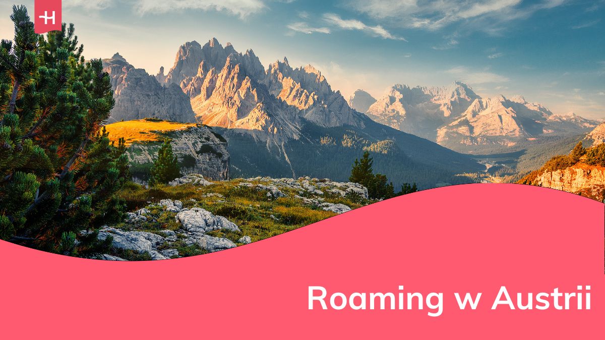Krajobraz Dolomitów w Austrii.