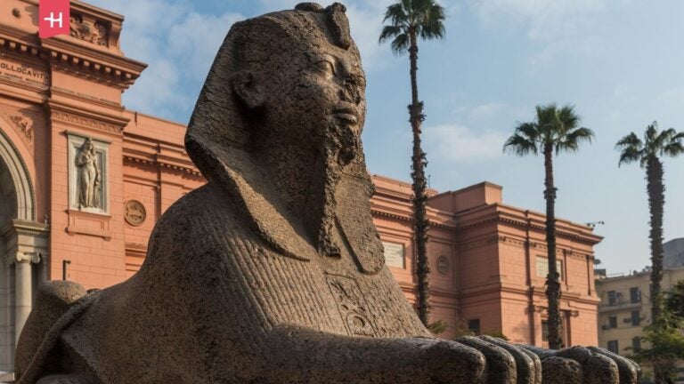 Sphinx w Egipcie.