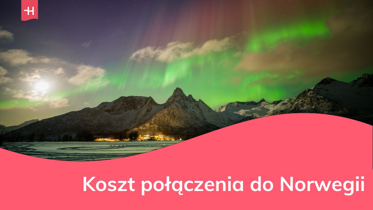 Zorza polarna w Norwegii