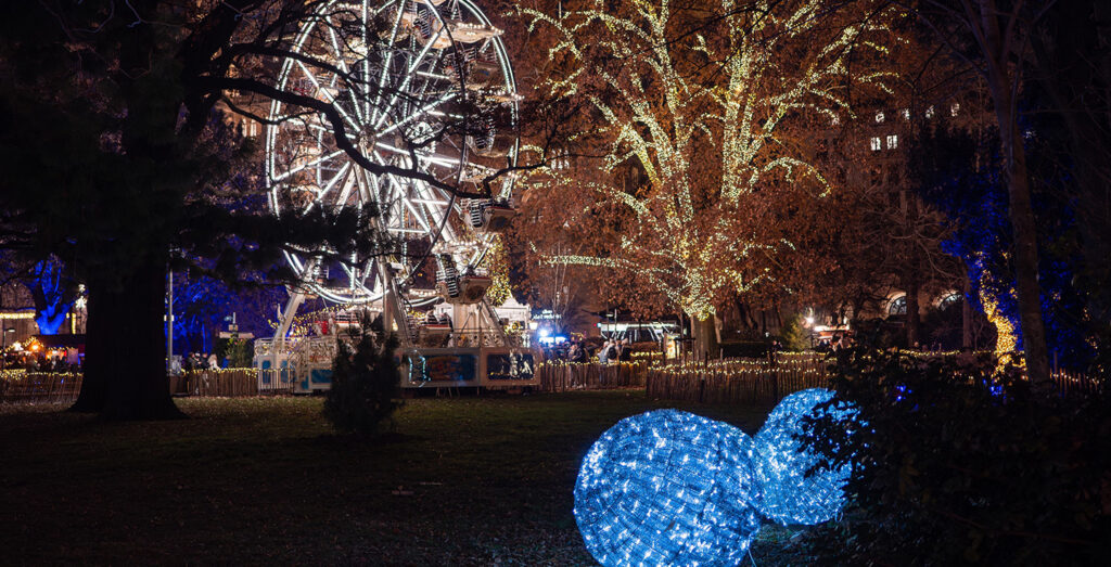 Jarmark Bożonarodzeniowy w Wiedniu.