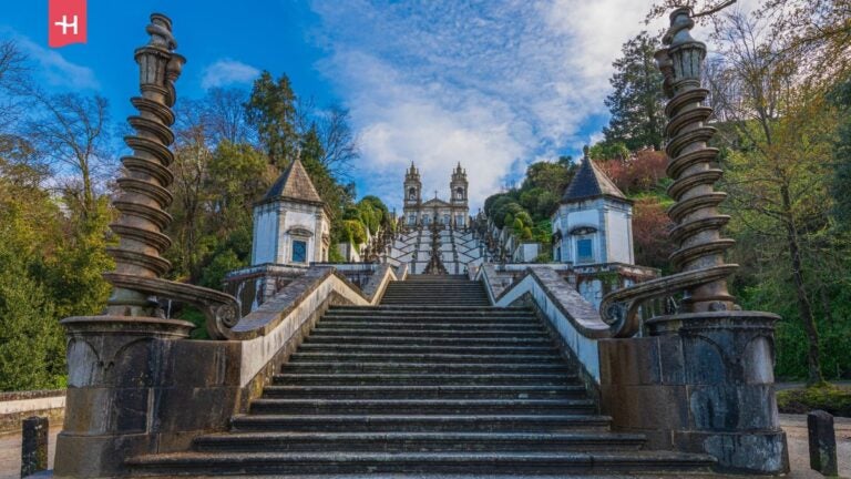 Zachwycające schody w Portugalii.