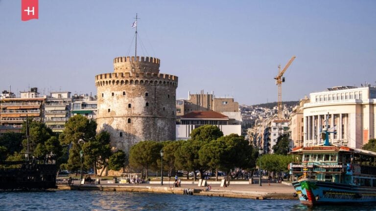 Historyczna Biała Wieża. Saloniki, Grecja.