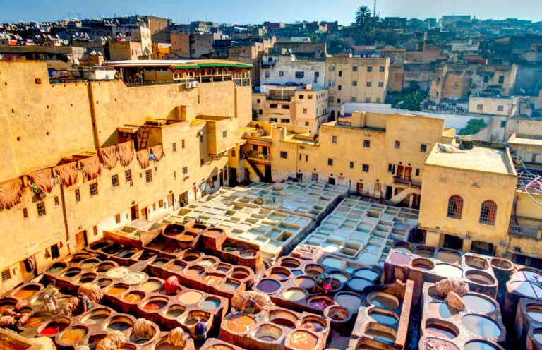 Marokańska garbarnia - Fez