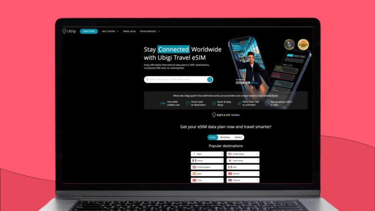 Ubigi’s official website
