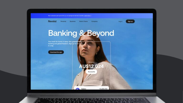 Revolut homepage