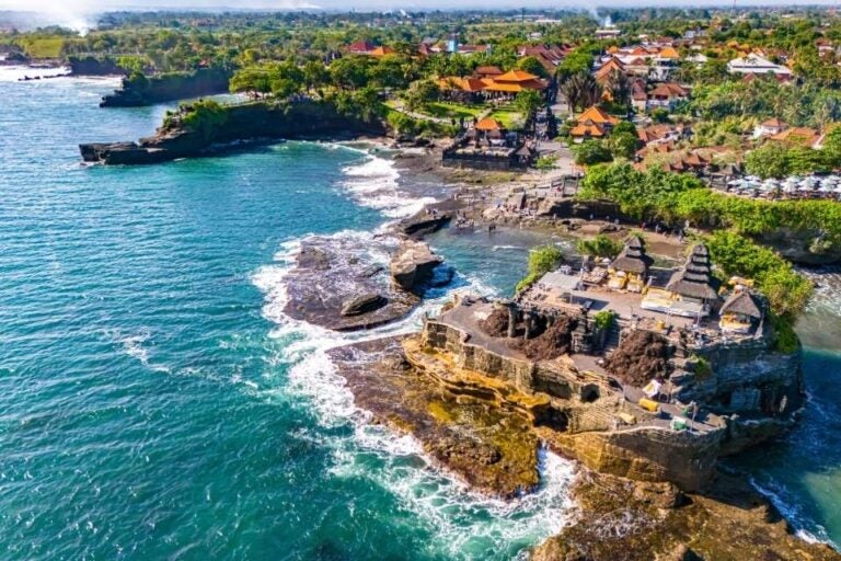 Tanah lot in Bali.