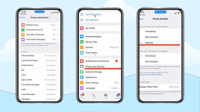 In just a few steps, you can adjust who can and cannot see your phone number on Telegram.