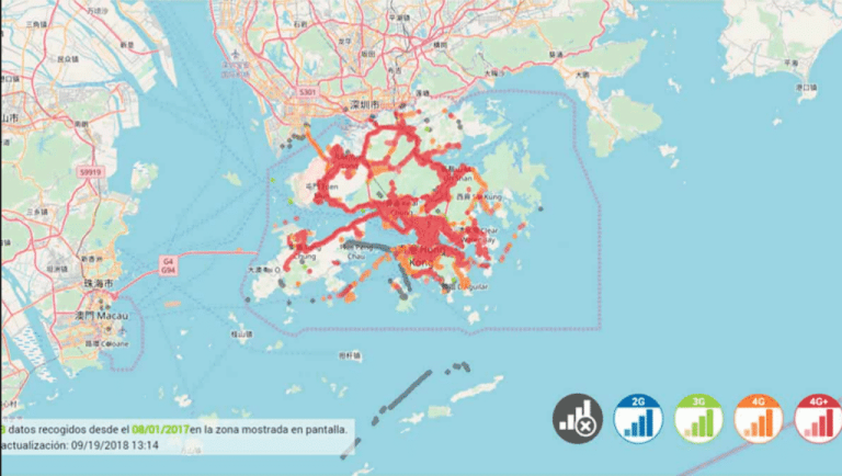 3 Drei Drei 3G- und 4G-Abdeckungskarte