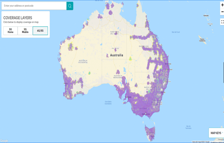 Wlan Router Australien Abdeckungskarte Holafly