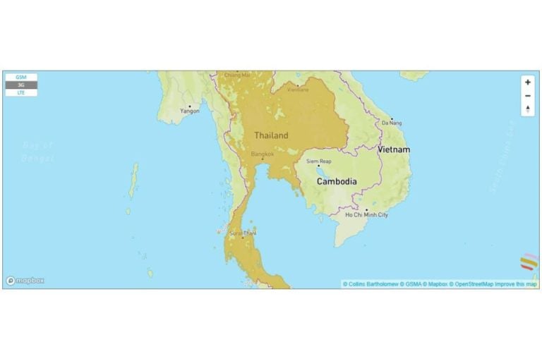 WLAN Abdeckunsgkarte Asien Holafly kaufen