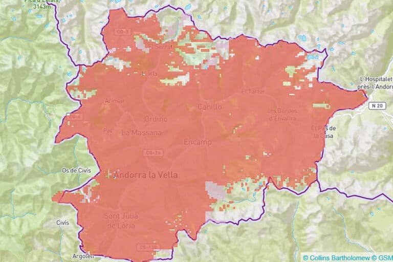Abdeckungskarte Andorra kaufen Holafly