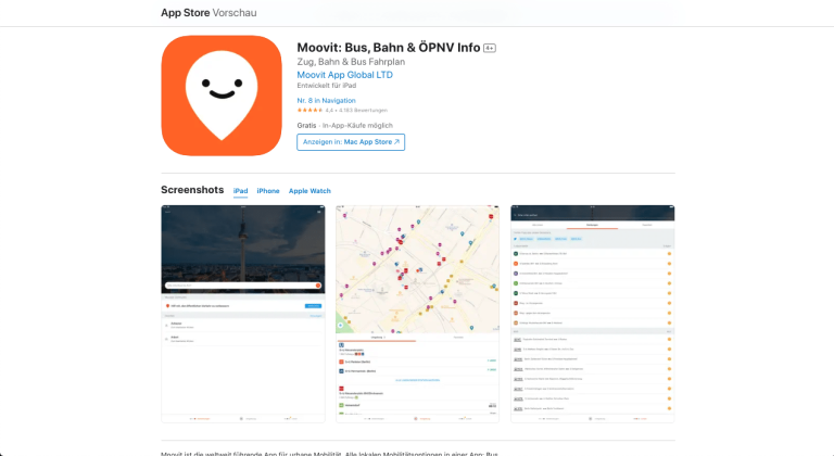 moovit app ios