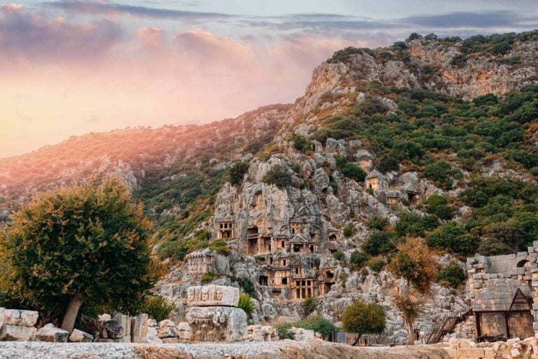 Die antike Stadt Myra in der Türkei