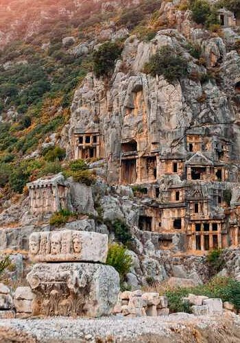 Die antike Stadt Myra in der Türkei