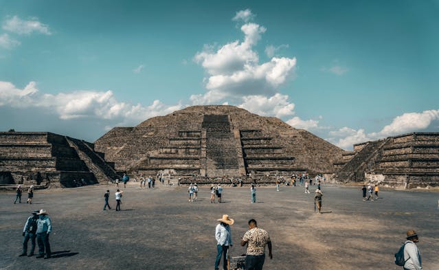 
Sonnenpyramide in San Juan Teotihuacan de Arista, Mexiko
