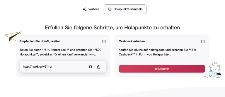 erfullen sie folgene schritte um holapunkte zu erhalten