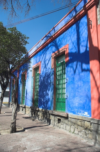 Frida Kahlos Haus in Mexiko-Stadt
