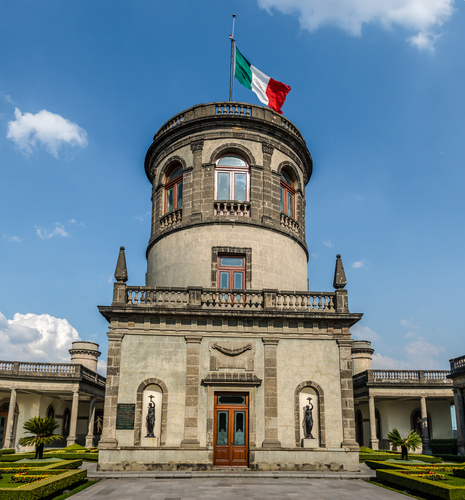 Turm der Burg Chapultepec - Mexiko-Stadt, Mexiko