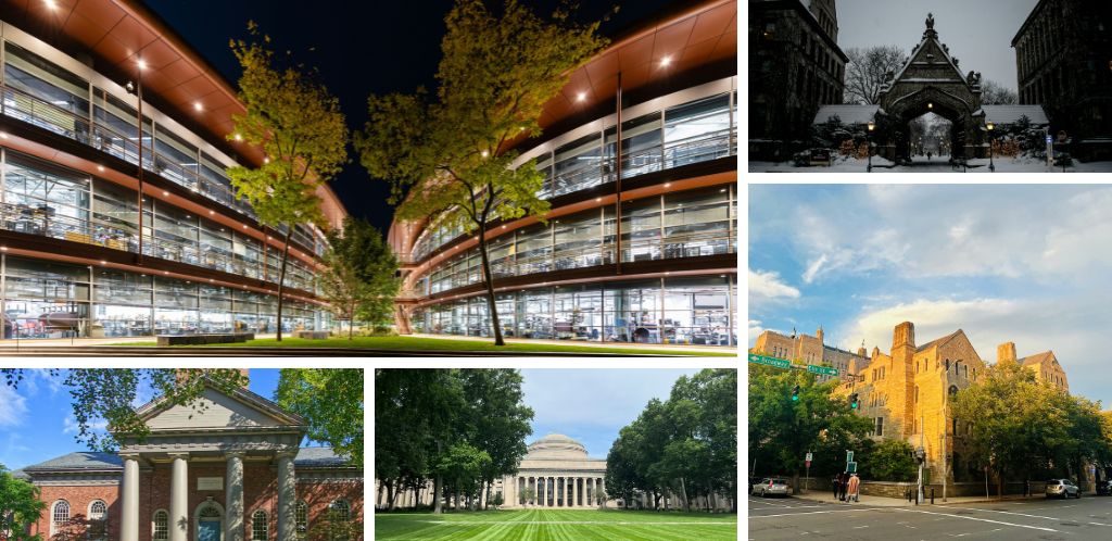 beispiele von universitäten in den usa