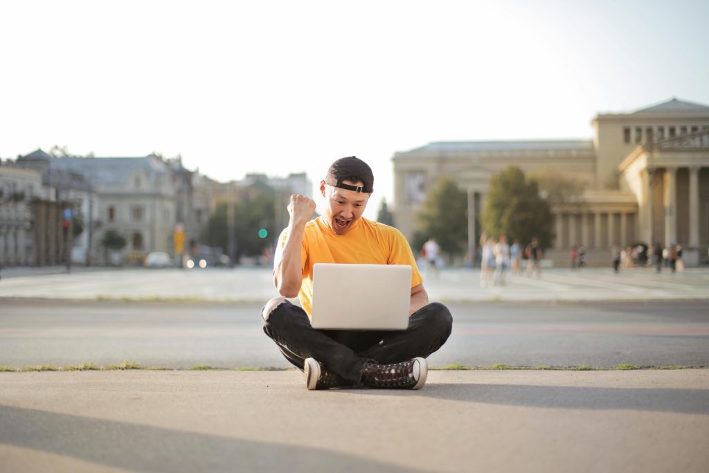 flexibilität von einem digitalen nomaden