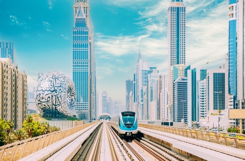 Dubai öffentliche Verkehrsmittel, die Dubai Metro