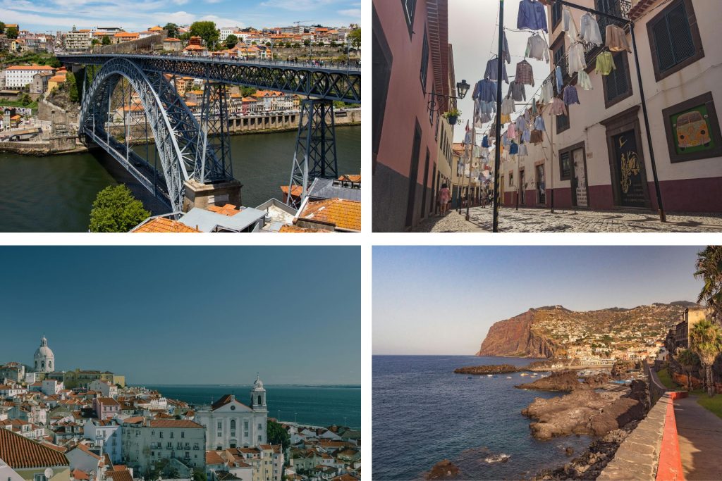 Hauptstädte in Portugal