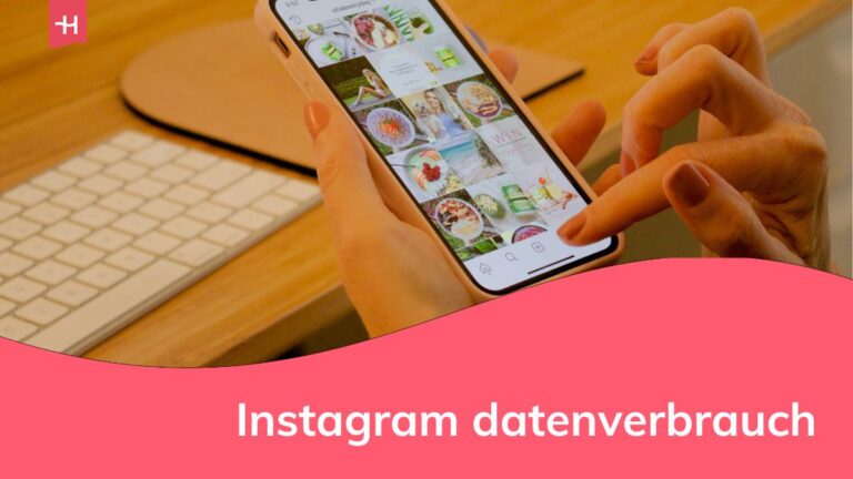 Instagram datenverbrauch