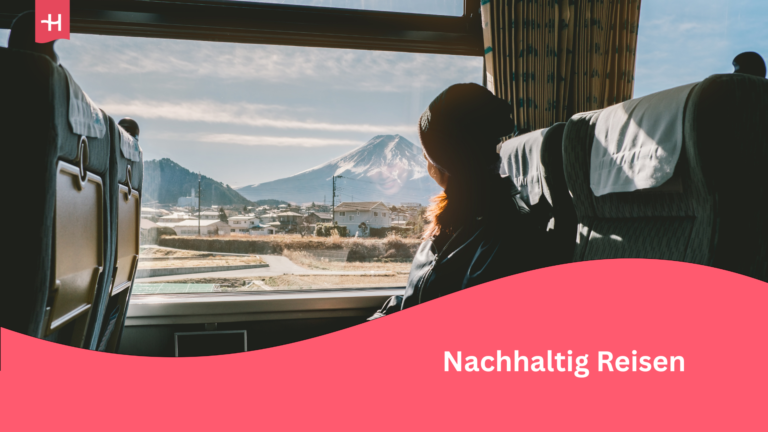 Eine Frau, die mit dem Zug verreist.