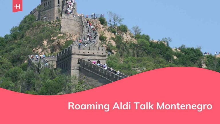 Touristen an der Chinesischen Mauer