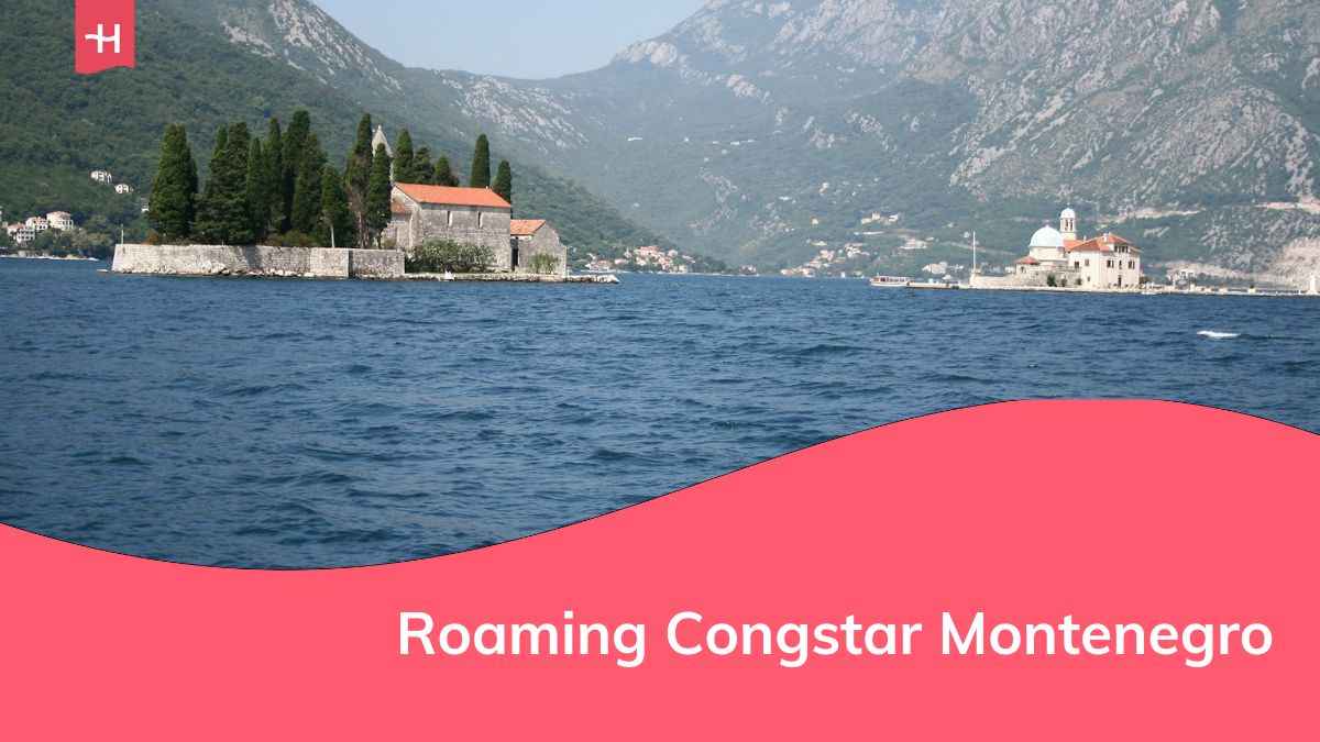 Häuser in einer Lagunenregion in Montenegro