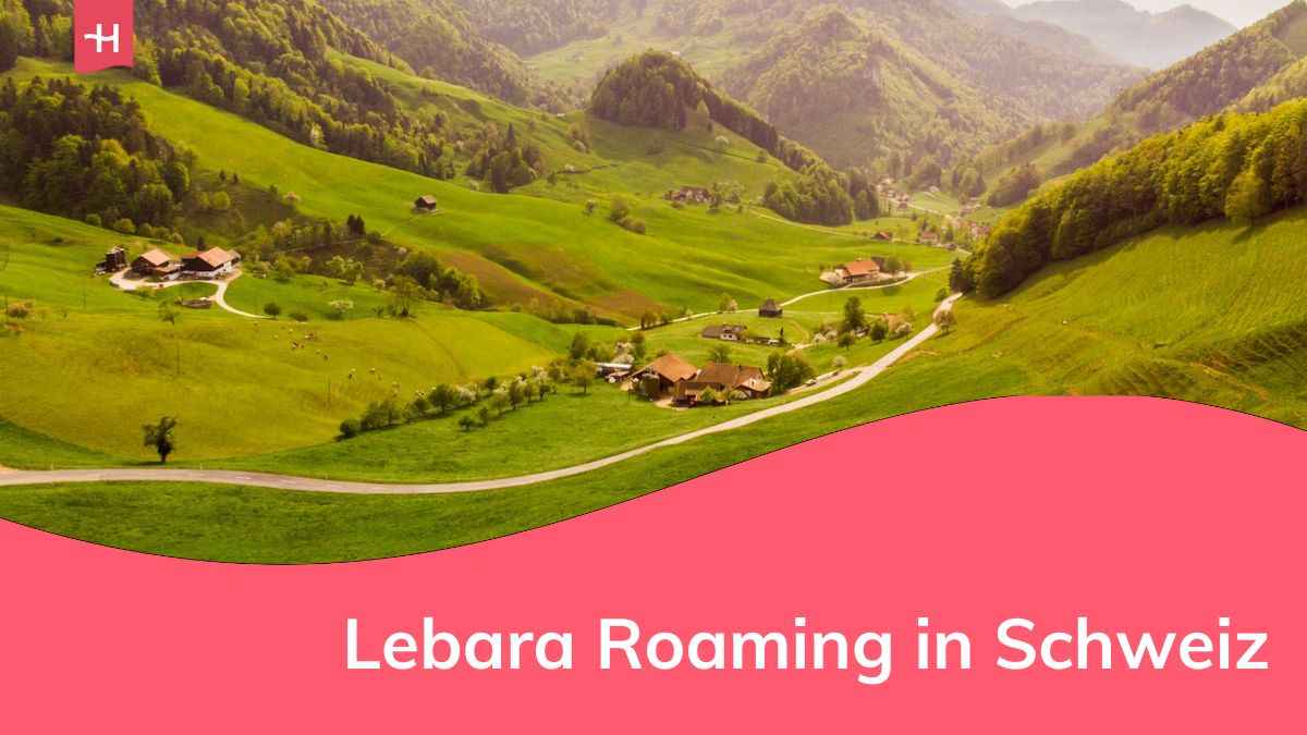 ein Dorf in der Schweizer Landschaft