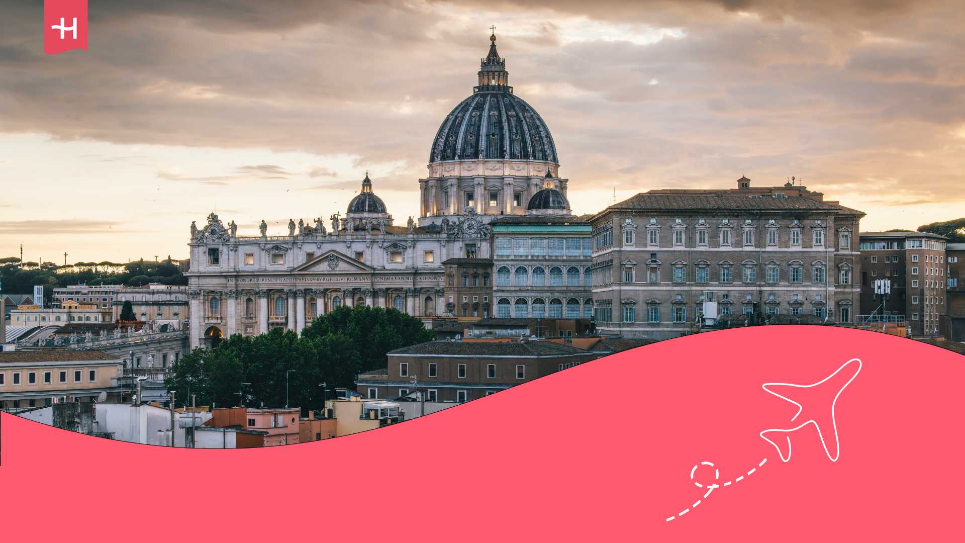 Ein Bild vom Vatikan in Rom.