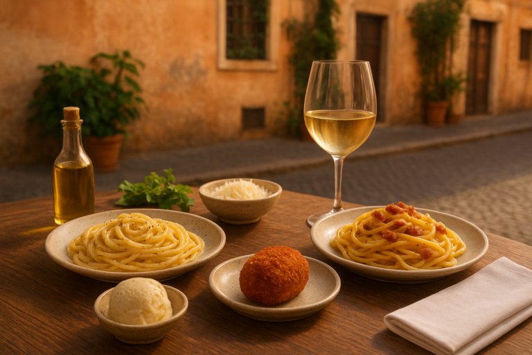 typische Gerichte der italienischen Küche