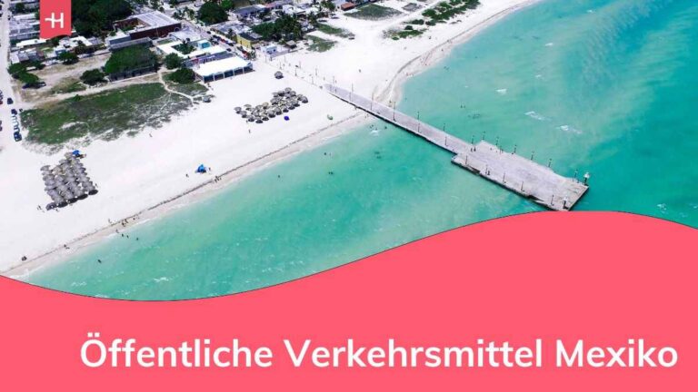ein Strand in Mexiko