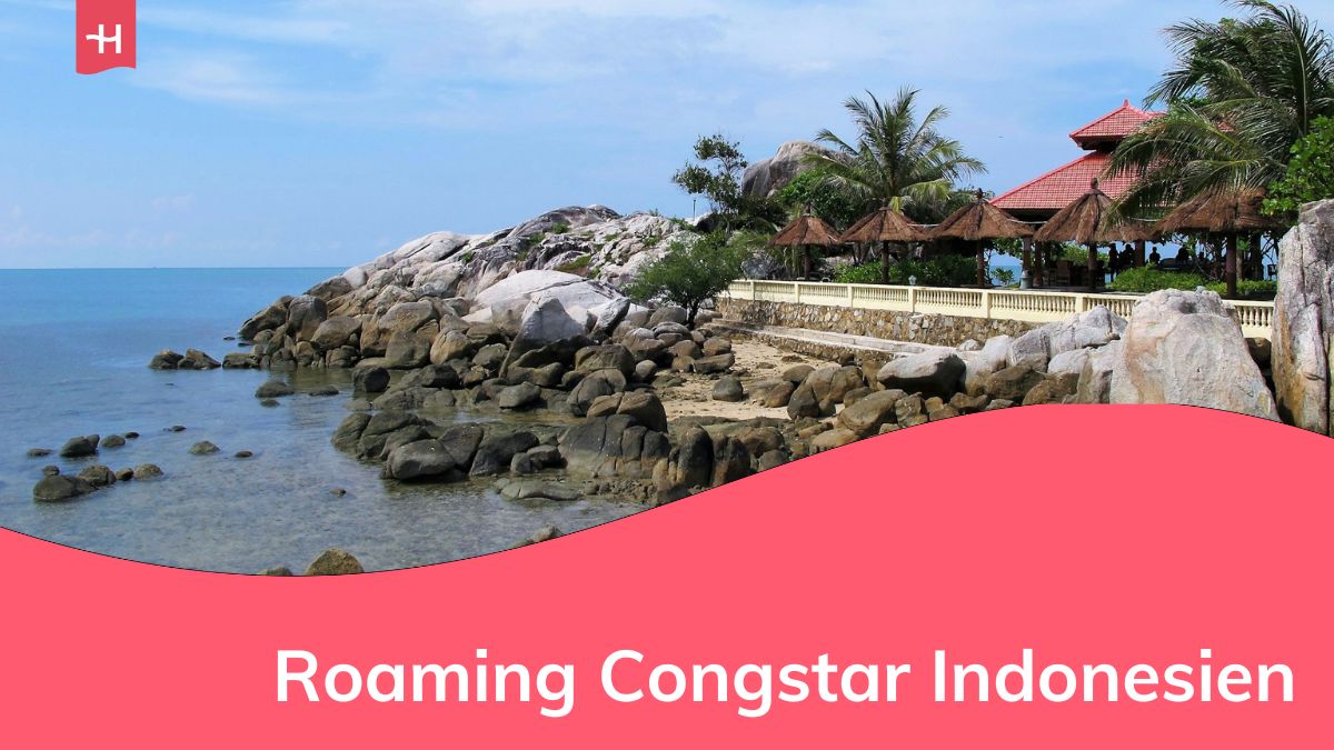 ein Strand in Indonesien