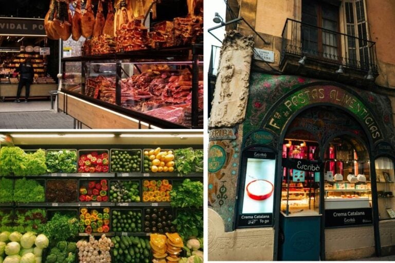 Frische Produkte in Barcelona