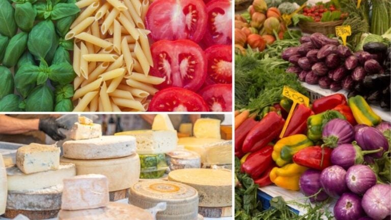 Frische Produkte in Rom