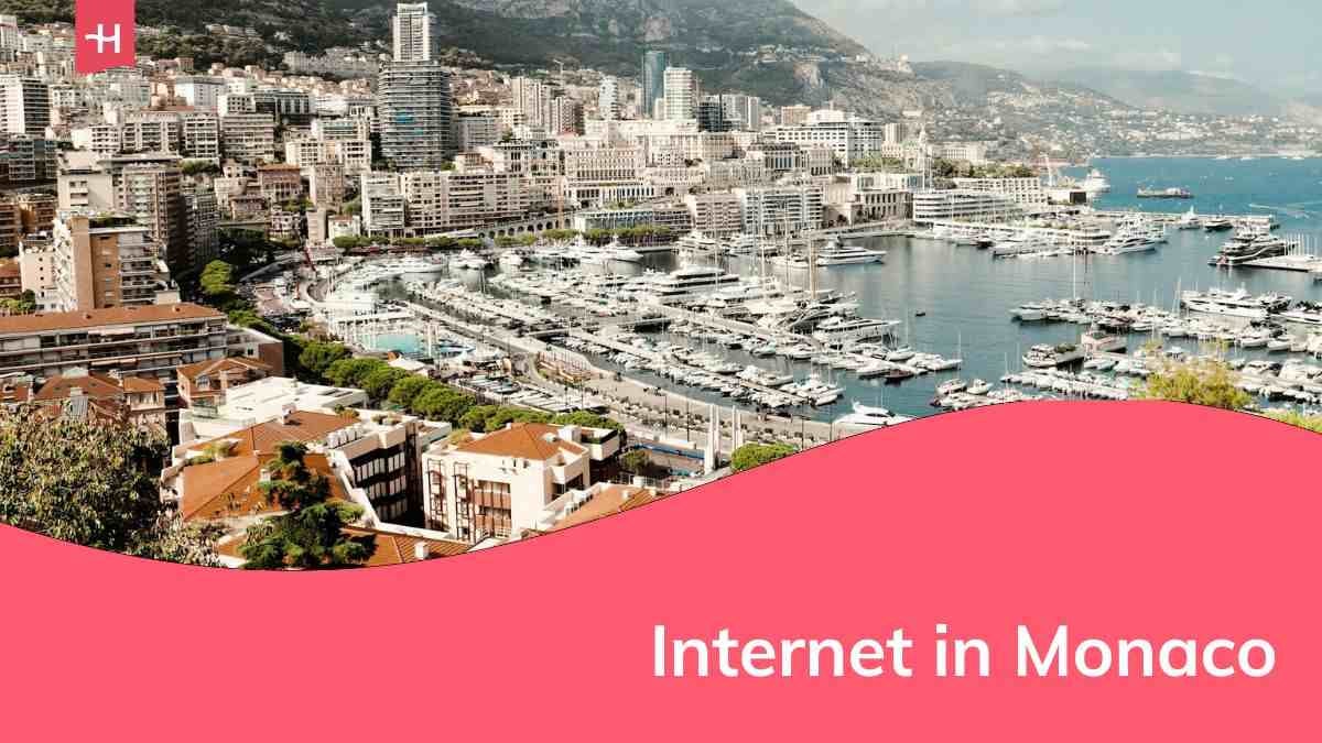 Luftaufnahme der Stadt Monaco.