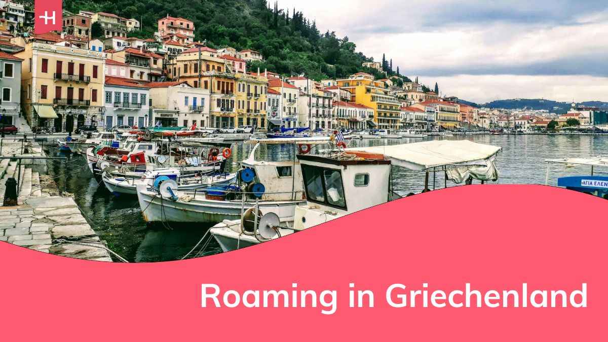 eine Hafenstadt in Griechenland