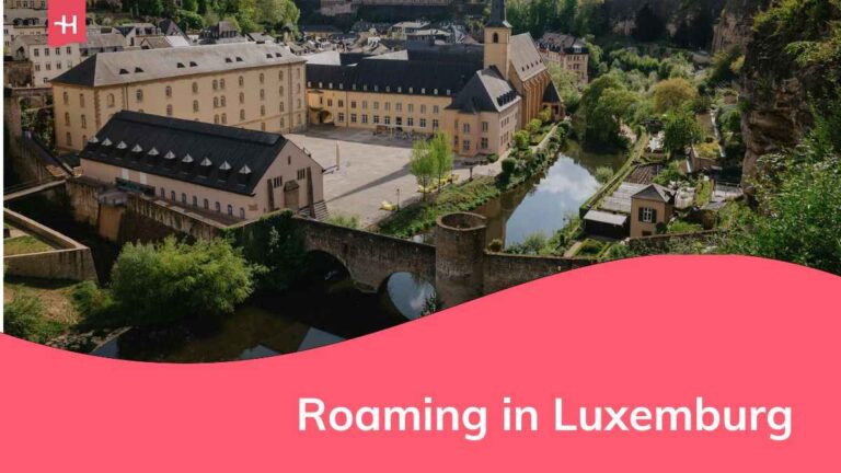 Ein Blick auf eine der Städte Luxemburgs