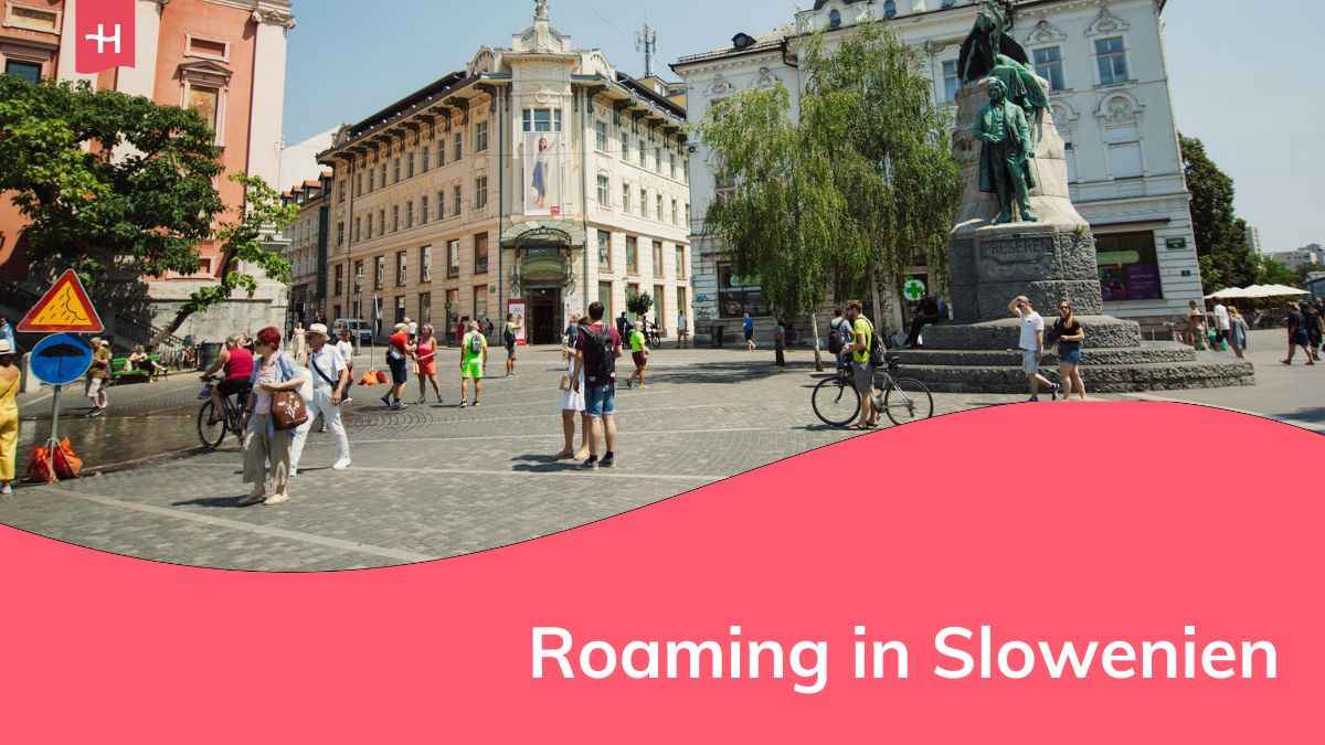 Stadtzentrum in Slowenien