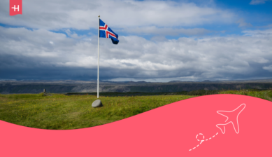 Flagge Islands – Bild