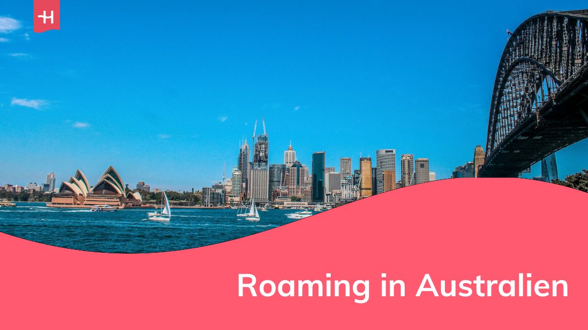Roaming aktivieren und deaktivieren Blick auf Sydney, Australien