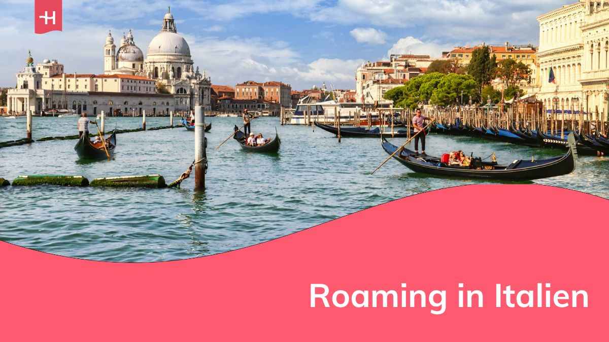 Blick auf Venedig in Italien