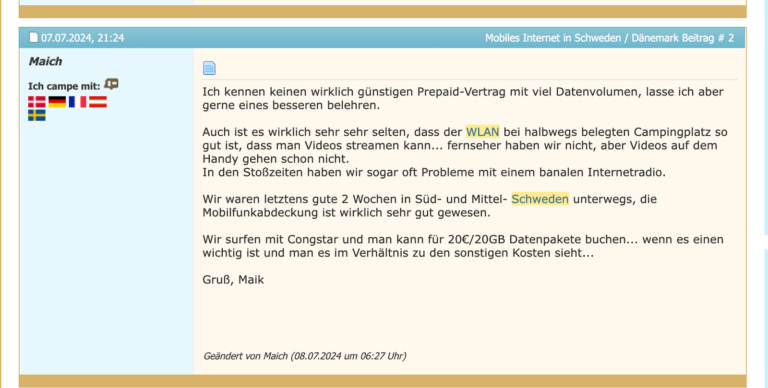 eine Airbnb-Bewertung