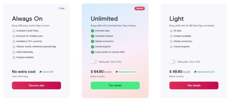 was ist Holafly Always On