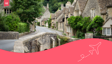 Ein Bild von Cotswold, England.