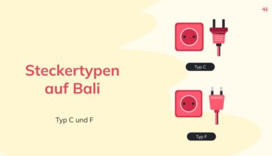 Steckertypen auf Bali: Typ C, Typ F